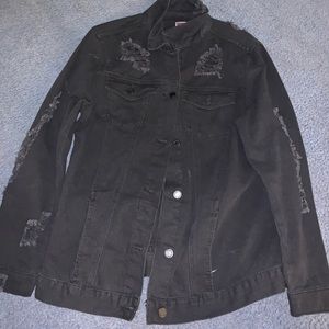 New Total destruction jean jacket